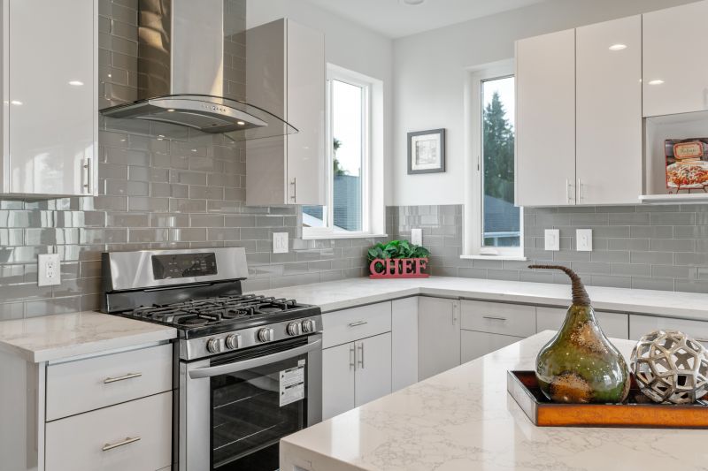 Traditional Metal Backsplash Mounting